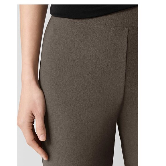 Eileen Fisher | Washable Stretch Crepe Slim Pant - Picture 4 of 13